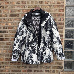 Columbia Whirlibird IV 3-in-1 Interchange Ski Jacket Mens XXL White Berg Black